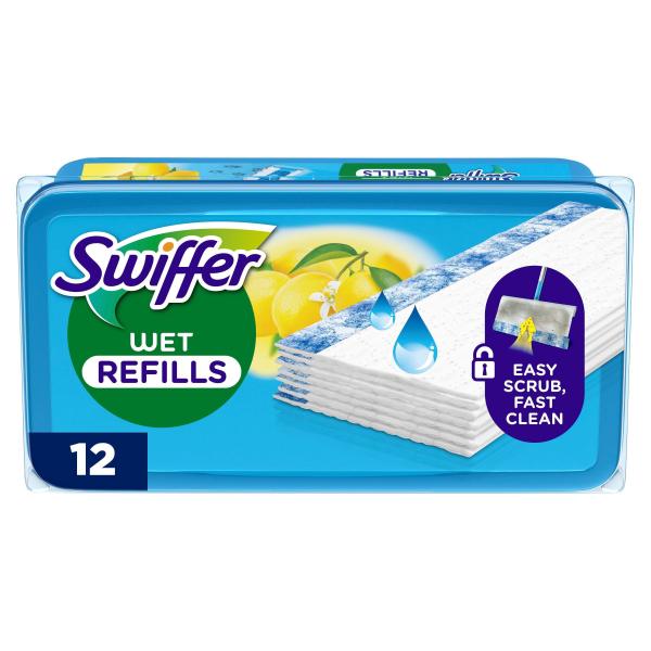 Swiffer Wet 12 Feuchte Bodenwischtücher Citrus Fresh Nachfüllpack