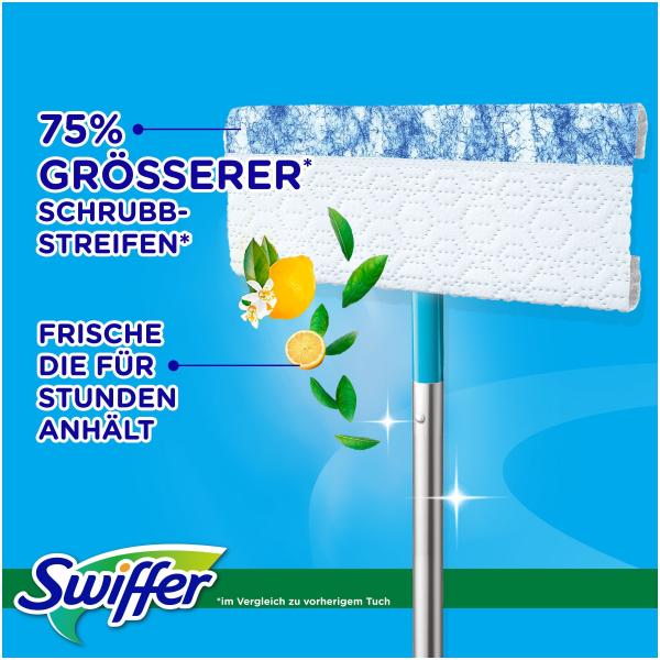 Swiffer Wet 12 Feuchte Bodenwischtücher Citrus Fresh Nachfüllpack