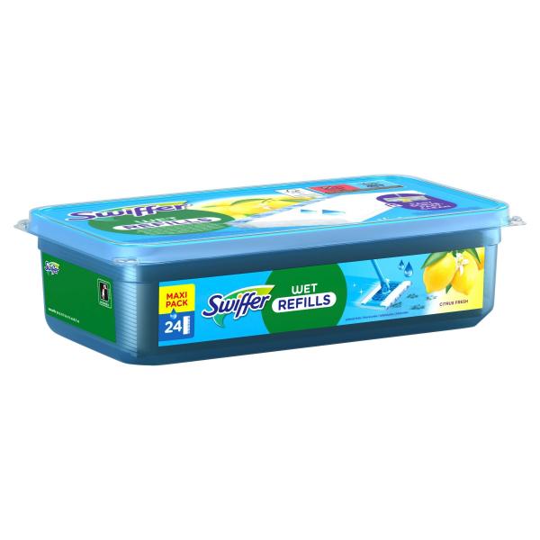 Swiffer Wet 24 Feuchte Bodenwischtücher Citrus Fresh Nachfüllpack