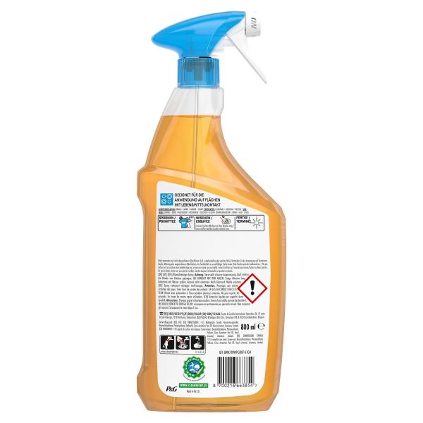 Meister Proper Küchenreiniger Sprühen-Wischen-Fertig Küche Orange