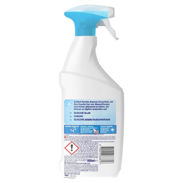 Antikal Kalkreiniger-Spray Dusche Express Weiße Frühlingsblume