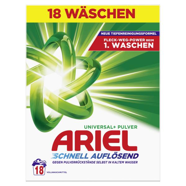 Ariel Pulver Regulär Waschpulver 18WL
