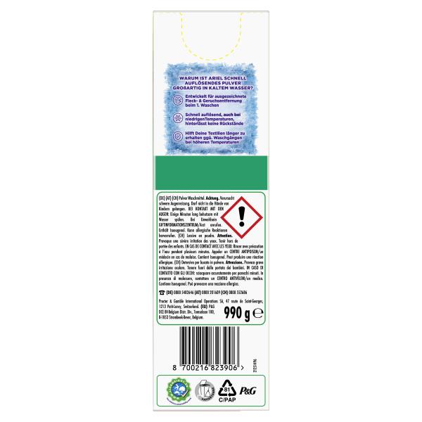Ariel Pulver Regulär Waschpulver 18WL