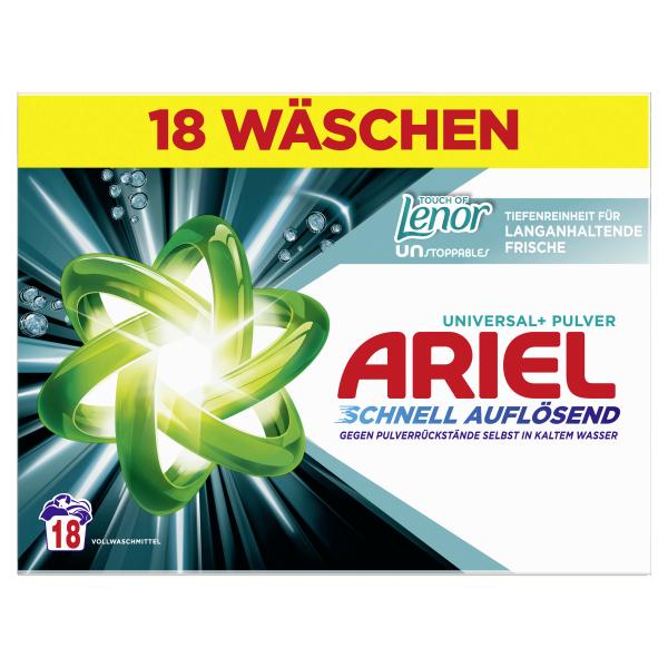 Ariel Touch of Unstoppables Vollwaschmittel Pulver