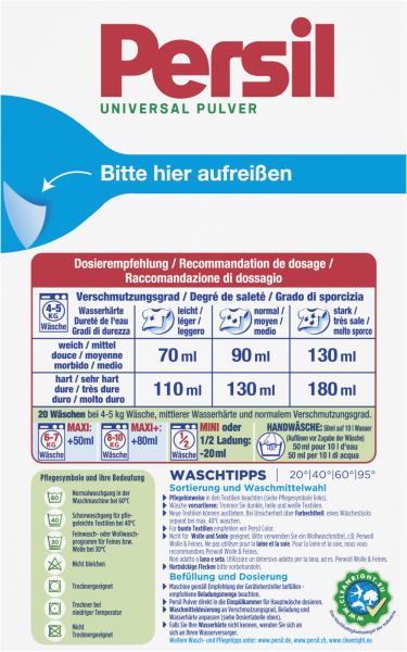 Persil Universal Waschpulver Tiefenrein