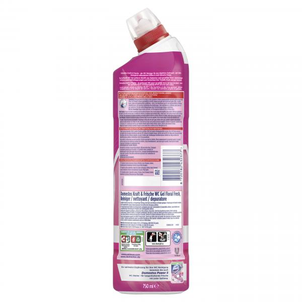 Domestos Kraft & Frische WC-Gel Floral Fresh