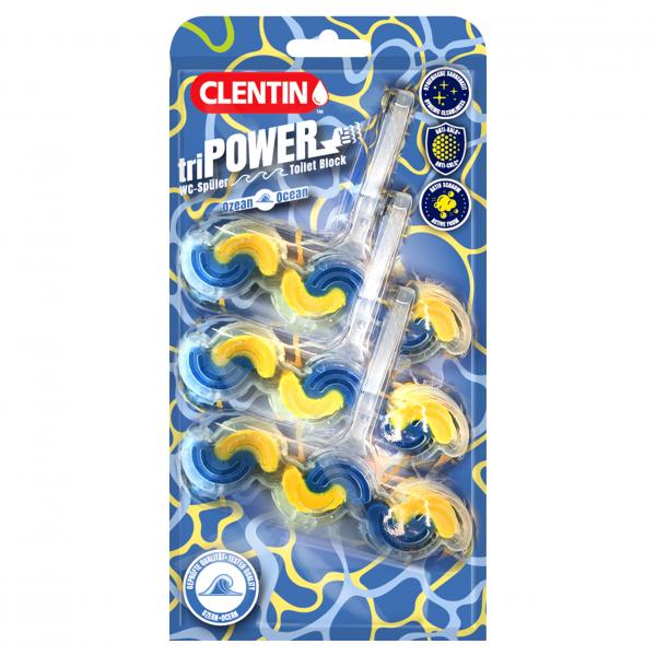 Clentin Tri-Power WC Spüler Ocean 3er