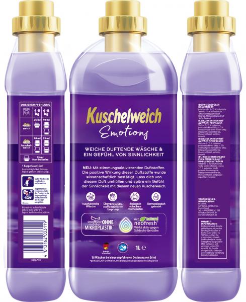 Kuschelweich Weichspüler Emotions Sinnlichkeit