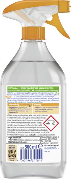 Heitmann Pure Kraftreiniger Essig & Orange