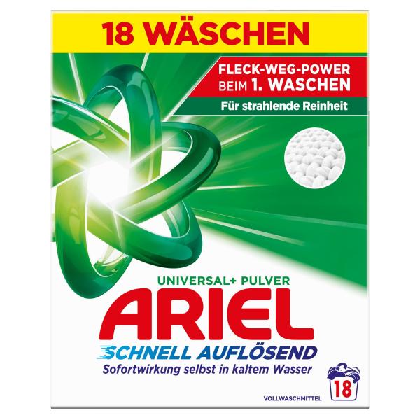Ariel Pulver Universal+ Waschmittel