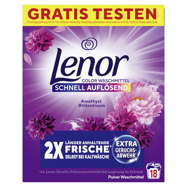 Lenor Color Waschmittel Pulver Blütentraum
