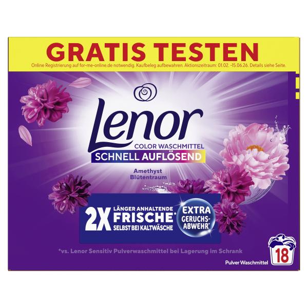 Lenor Color Waschmittel Pulver Blütentraum