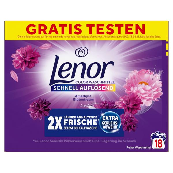 Lenor Color Waschmittel Pulver Blütentraum