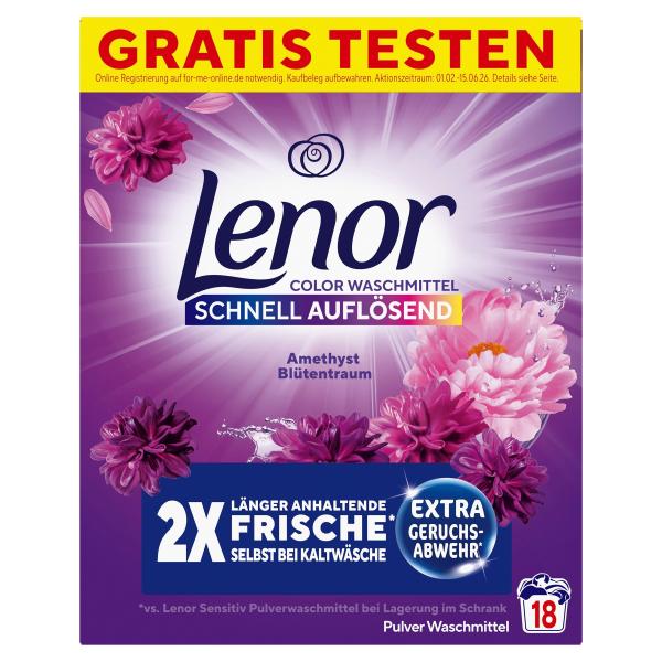 Lenor Color Waschmittel Pulver Blütentraum