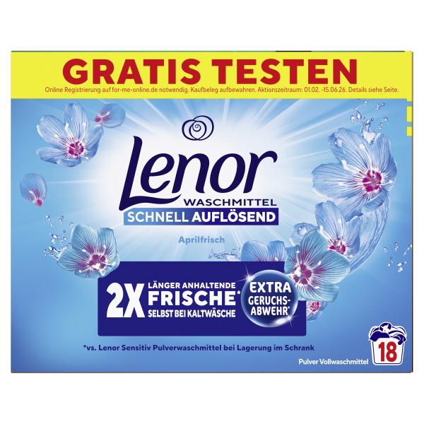 Lenor Waschmittel Pulver Aprilfrisch