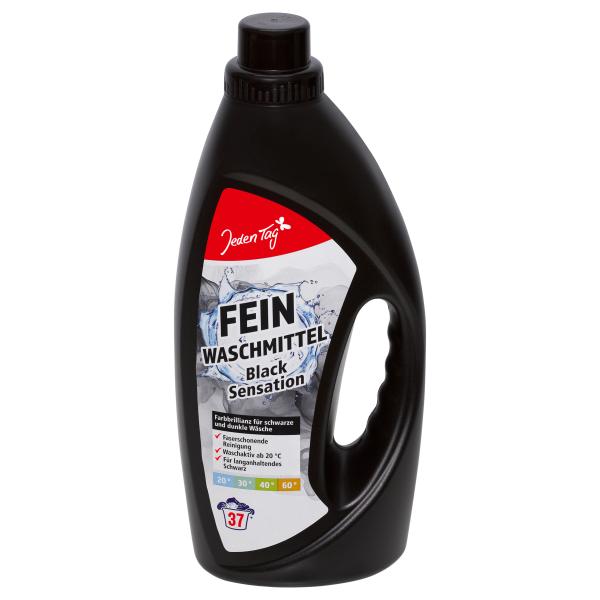 Jeden Tag Feinwaschmittel Black Sensation flüssig