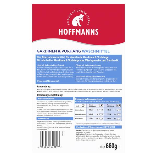 Hoffmann's Gardinen & Vorhang Waschmittel Pulver