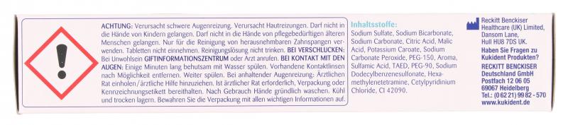 Kukident Kukis Zahnspangenreiniger