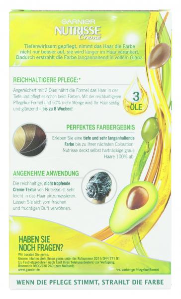 Garnier Nutrisse Creme Pflege-Haarfarbe 70 toffee mittelblond