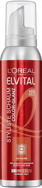 L'Oréal Elvital Color-Glanz Styliste Schaum 