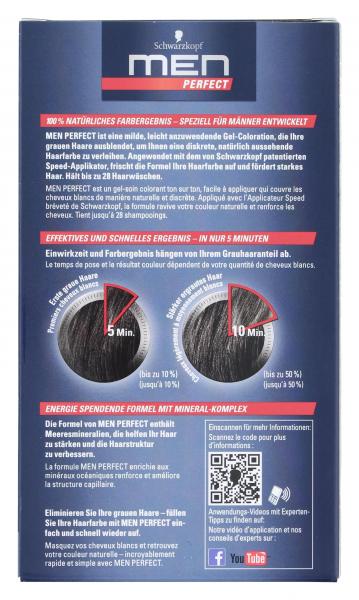 Schwarzkopf Men Perfect Anti-Grau Tönungs-Gel 80 natur schwarzbraun