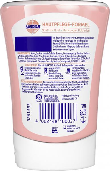 Sagrotan No-Touch Hygiene Seife Rose & Seha Duft