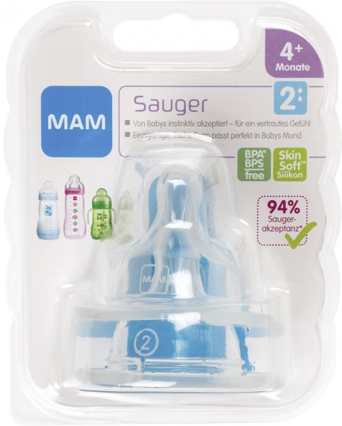 MAM Sauger Gr. 2  4+ Monate