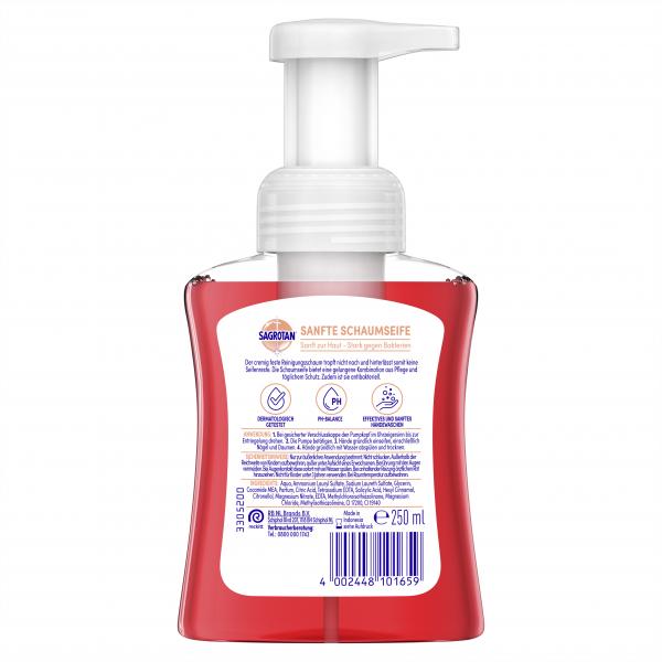 Sagrotan Samt-Schaum Seife Kirschblüte & Rosen Duft