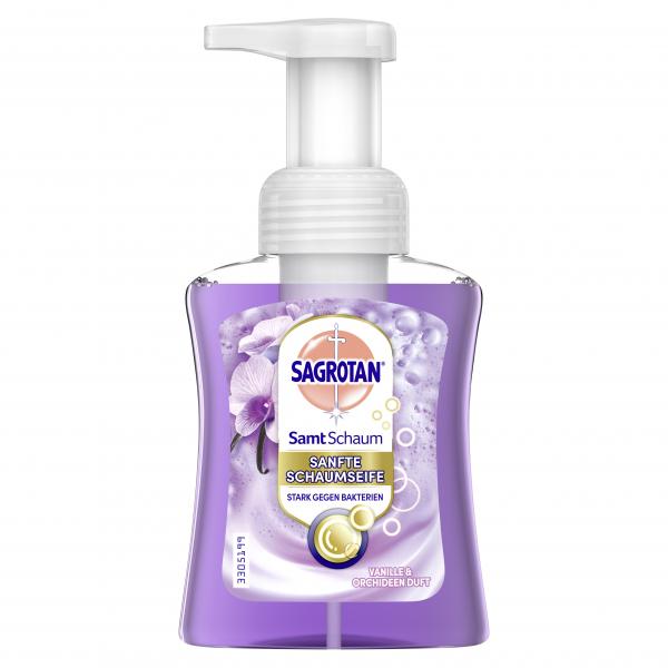 Sagrotan Samt-Schaum Seife Vanille & Orchideen Duft