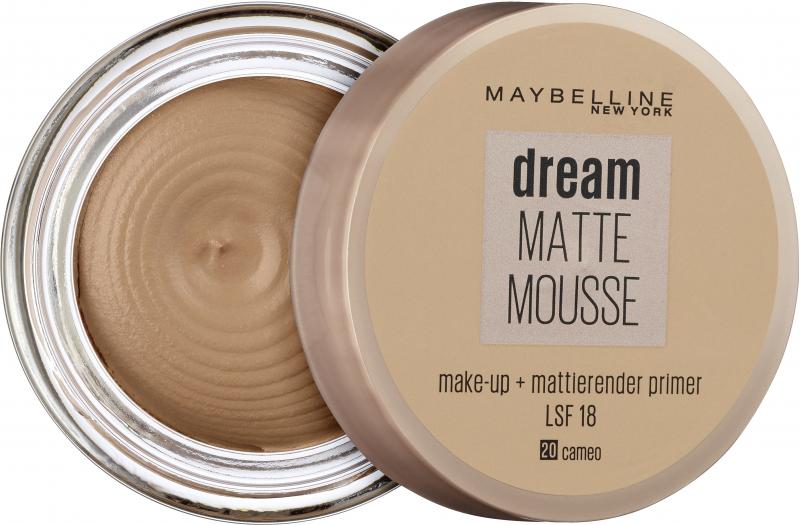 Maybelline Jade Dream Matte Mousse Make-Up 20 cameo LSF 18