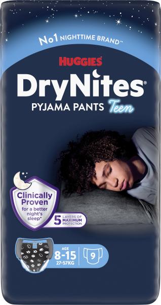 Huggies DryNites Teen Pyjama Pants Boy 27-57kg