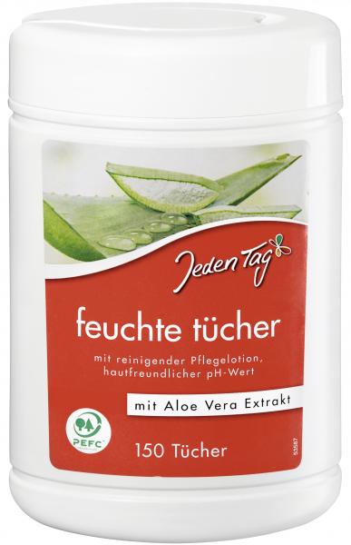 Jeden Tag Feuchte Tücher in der Dose