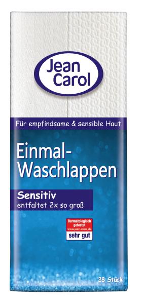 Jean Carol Einmal-Waschlappen sensitiv