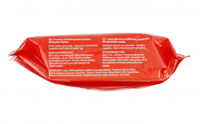Jeden Tag Feuchtes Toilettenpapier Kamille
