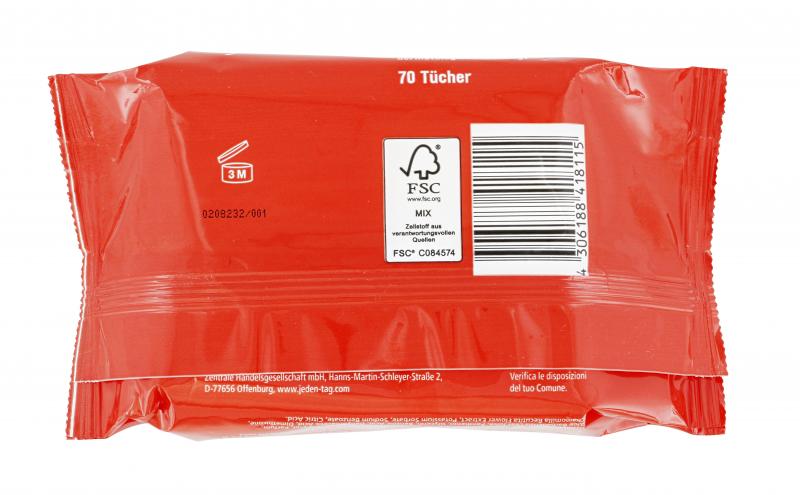 Jeden Tag Feuchtes Toilettenpapier Kamille