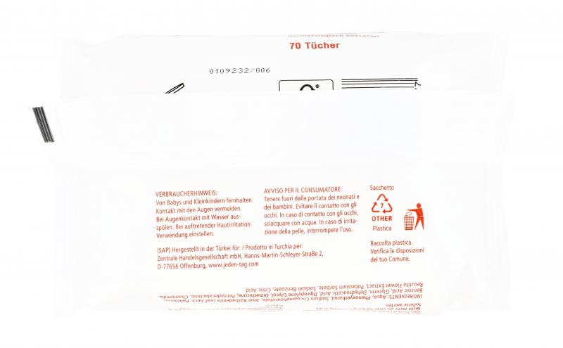 Jeden Tag Feuchtes Toilettenpapier sensitiv