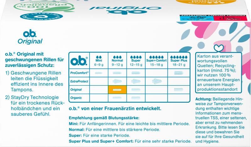 O.b. Original Normal