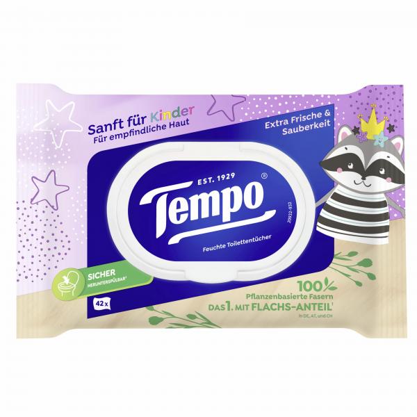 Tempo Feucht Toilettentücher sanft für Kinder