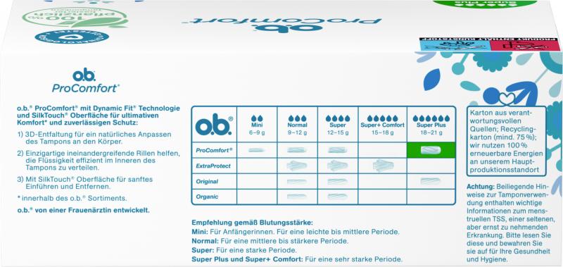 O.b. Pro Comfort Super Plus