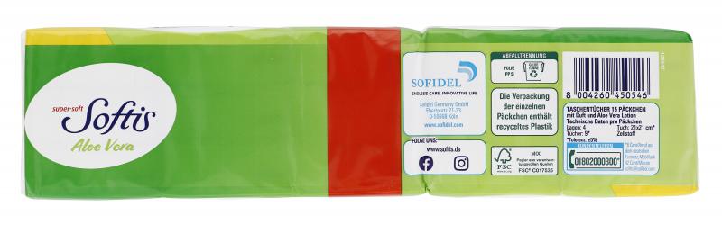Softis Taschentücher Super-Soft Aloe Vera