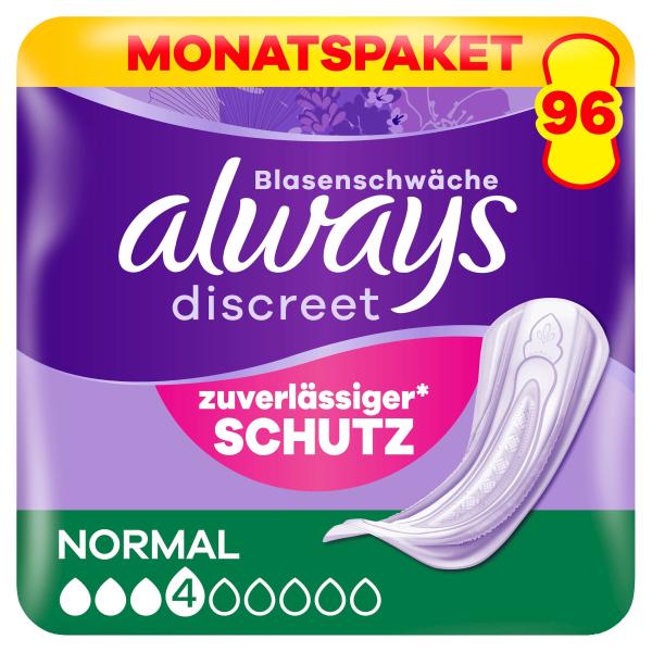 Always Discreet Inkontinenz Normal Monatspackung