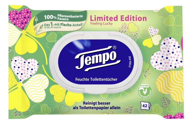 Tempo Feuchte Toilettentücher Limited Edition
