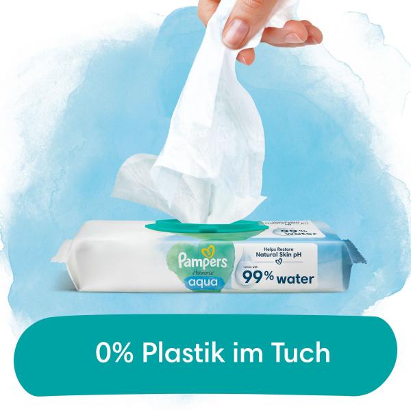 Pampers Harmonie Aqua Baby-Feuchttücher