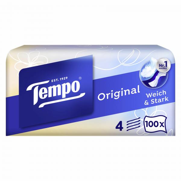 Tempo Original Taschentücher Box weich & stark