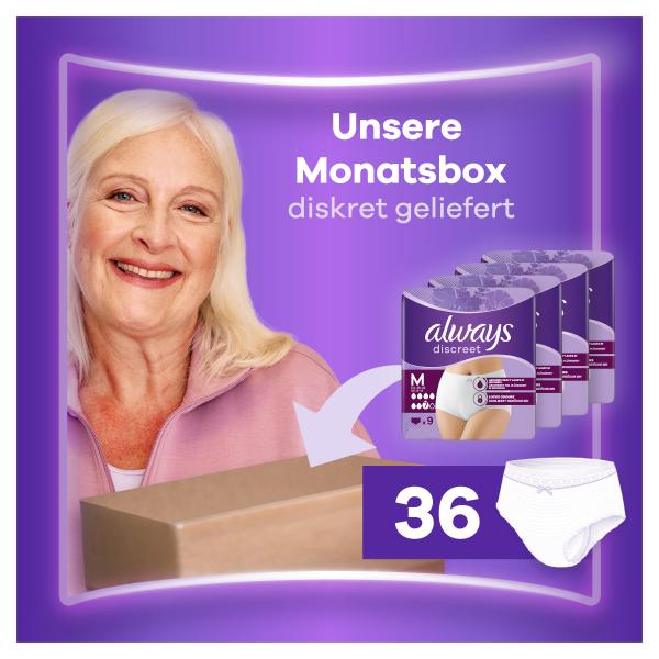 Always Discreet Inkontinenz-Höschen Plus Gr. M