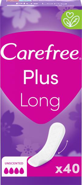 Carefree Plus Long Slipeinlagen ohne Duft