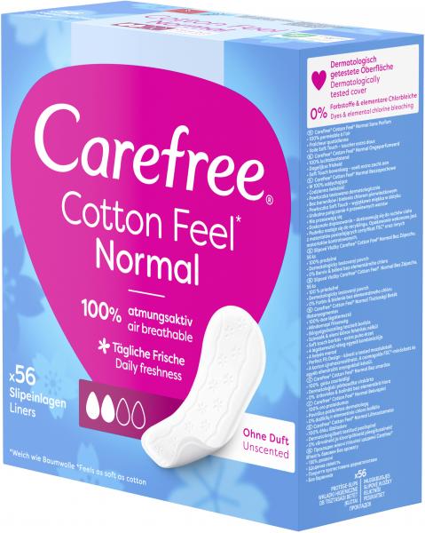 Carefree Cotton Feel Normal Slipeinlagen