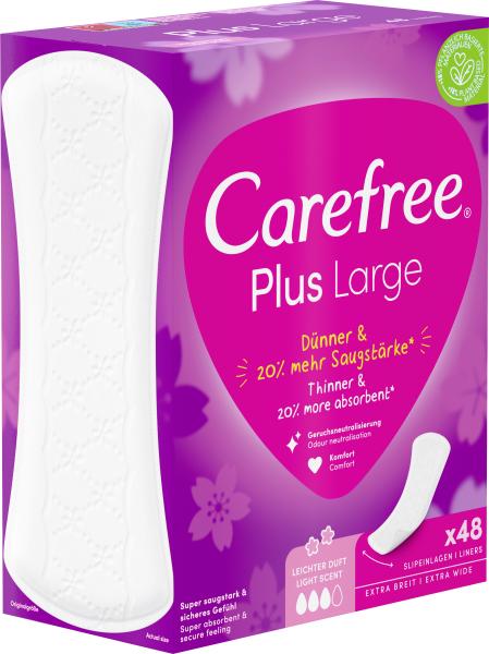 Carefree Plus Large Slipeinlagen Leichter Duft