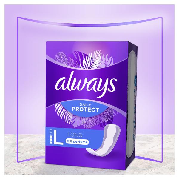 Always Daily Protect Long ohne Duft Slipeinlagen