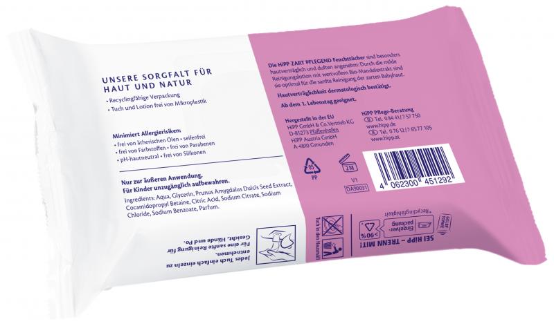 Hipp Babysanft Feuchttücher Zart Pflegend